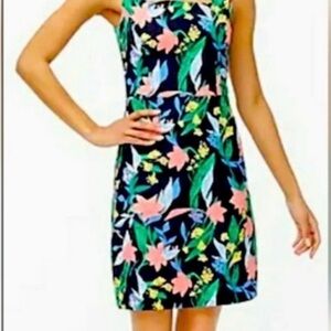 J. Crew Basketweave Square Neck Dress